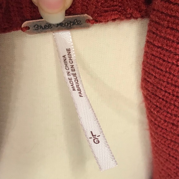 55 E Free People Softly Structured Tunic Sweater L - Picture 6 of 8